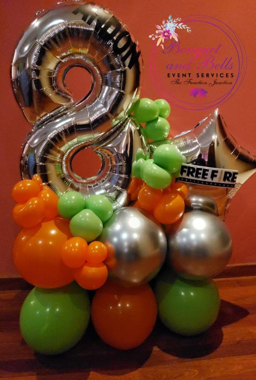 Thumbnail: Deluxe Single Digit Balloon Bouquets 
