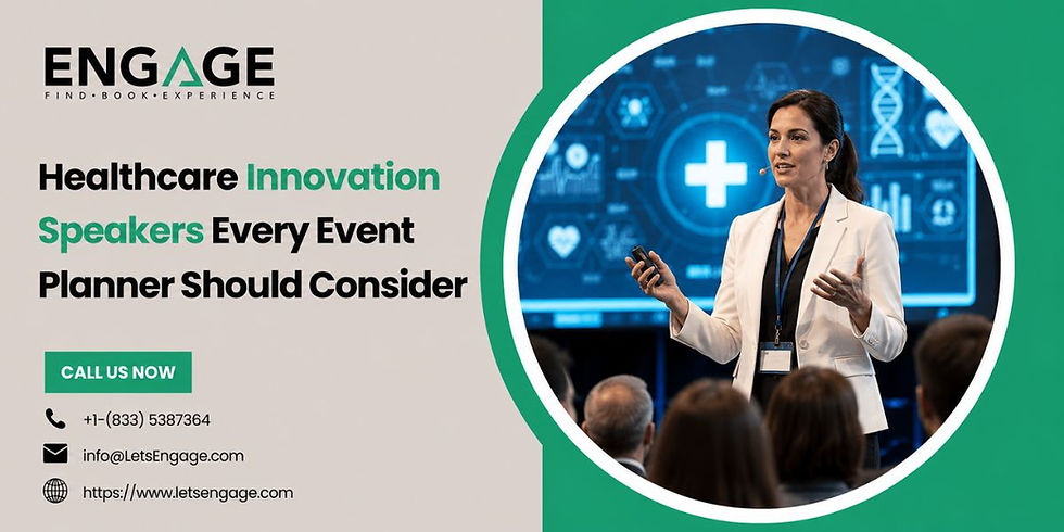 Healthcare Innovation Speakers Every Event Planner Should Consider