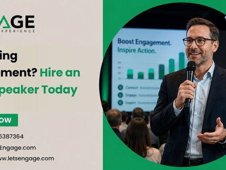 Struggling Engagement? Hire an Event Speaker Today