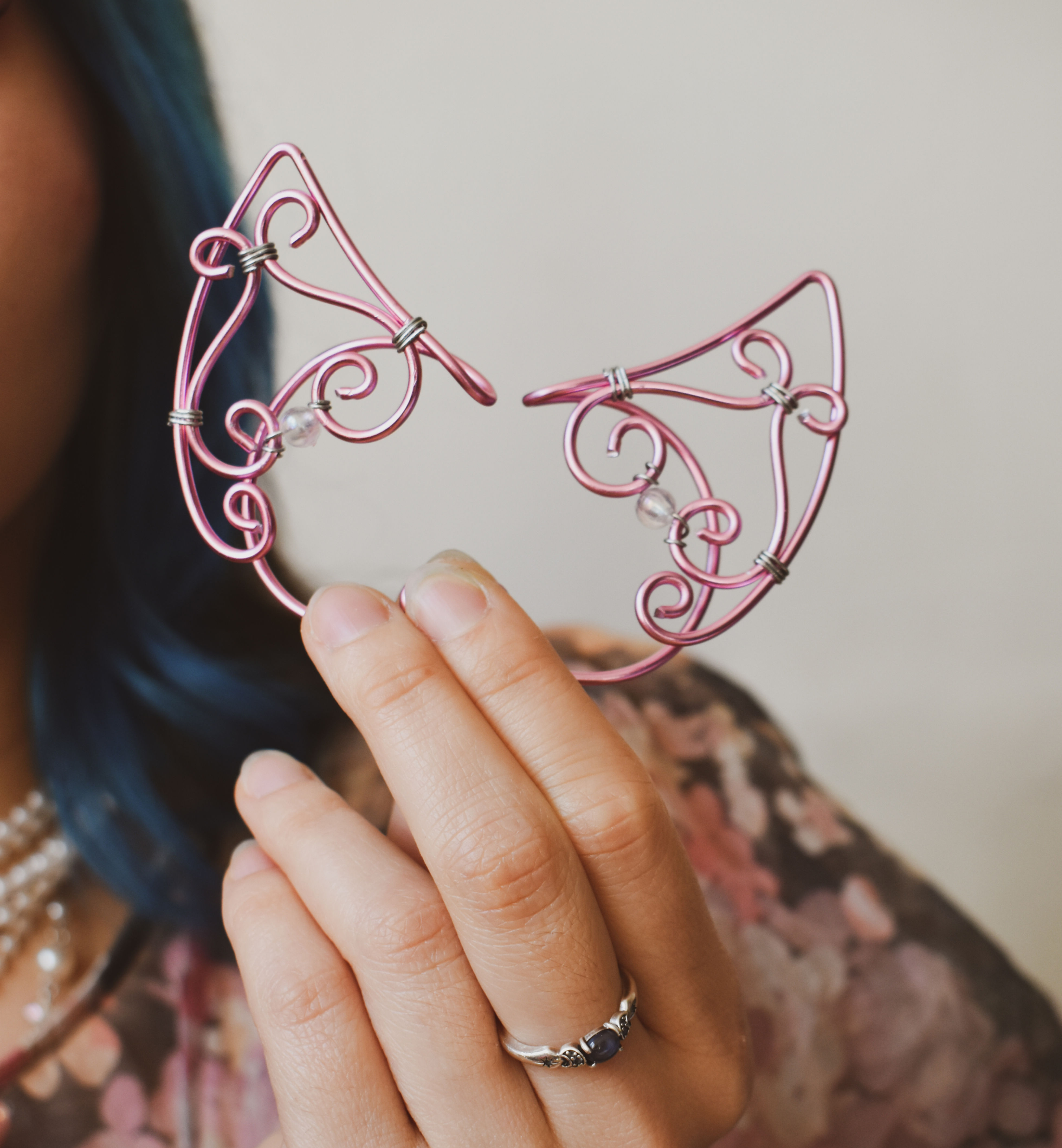 Елфски уши “Heart pink”