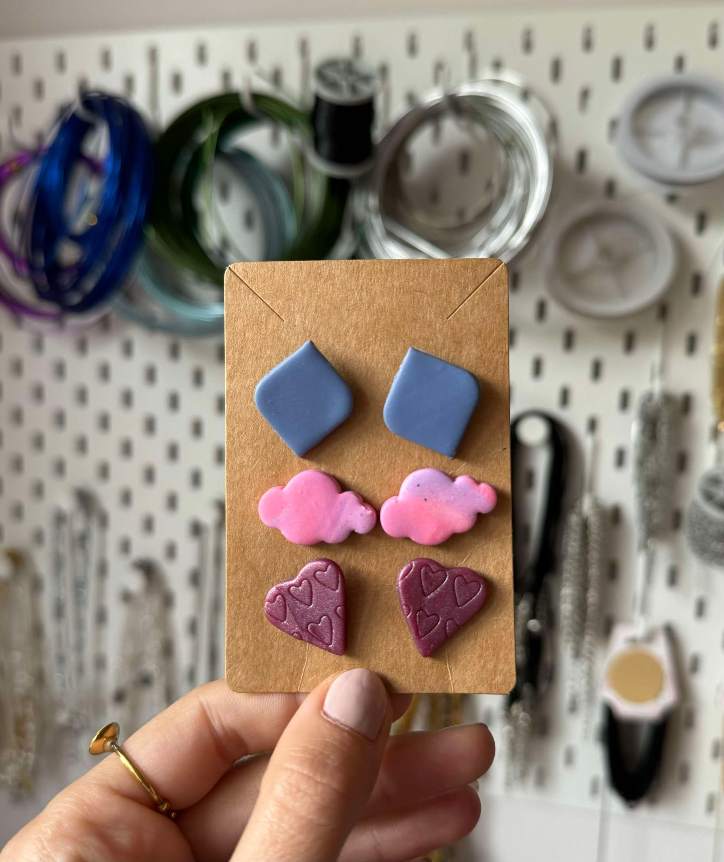 Сет от 3 чифта обеци