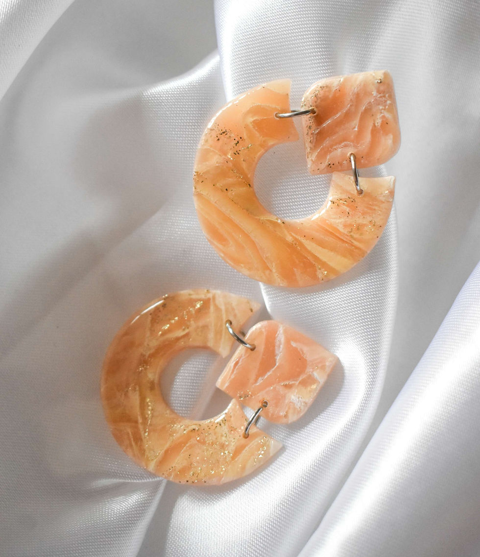 Мраморни обеци 3