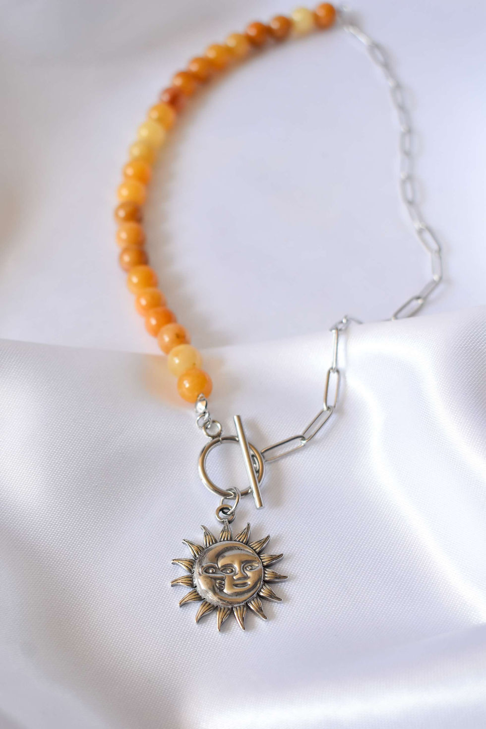 Миниатюра: Колие "silver sun"