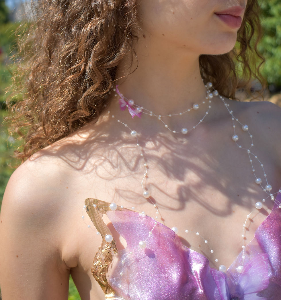 Миниатюра: Double butterfly choker 