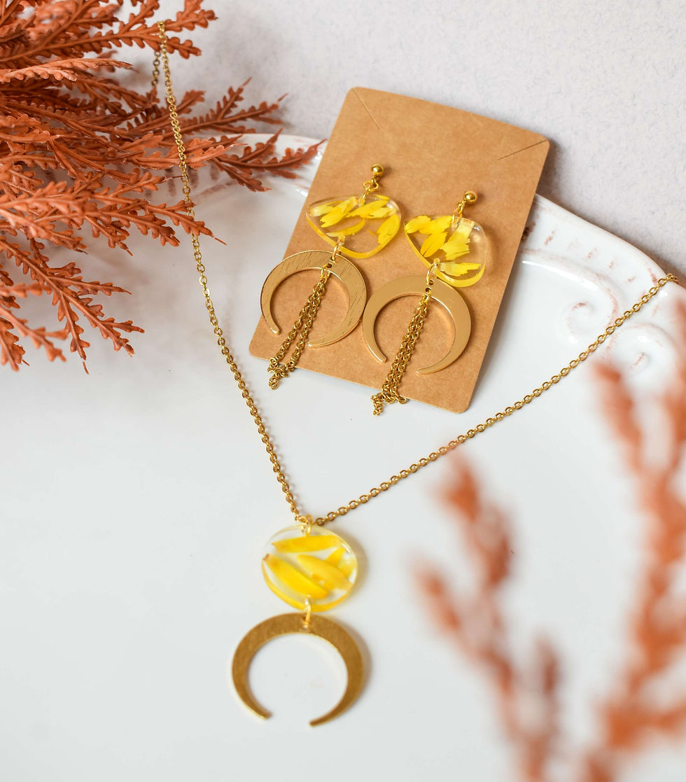 Комплект с хризантема