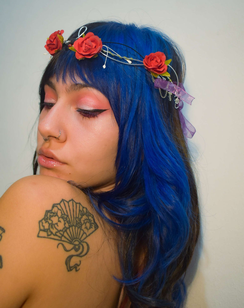 Миниатюра: Тиара "red flowers" 