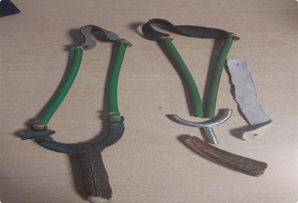 Catapults confiscated by Kent Police