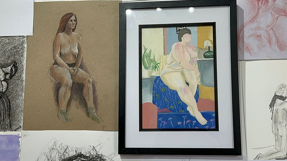 An exhibit at the In The Flesh art exhibition at the Sheerness Economical Society Gallery in Queenborough