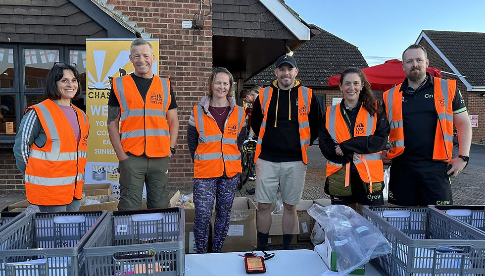 Chase The Sun desptach team at the Abbey Hotel, Sheppey. Picture: John Nurden/Sheppey Scene