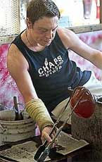 Young artist Luke Jacomb breaks through with an unusual photosensitive glass