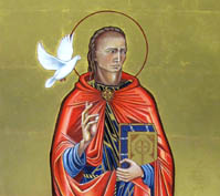 St David or Dewi Sant, patron saint of Wales