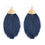 Thumbnail: Oversized Tassel Drop Earrings