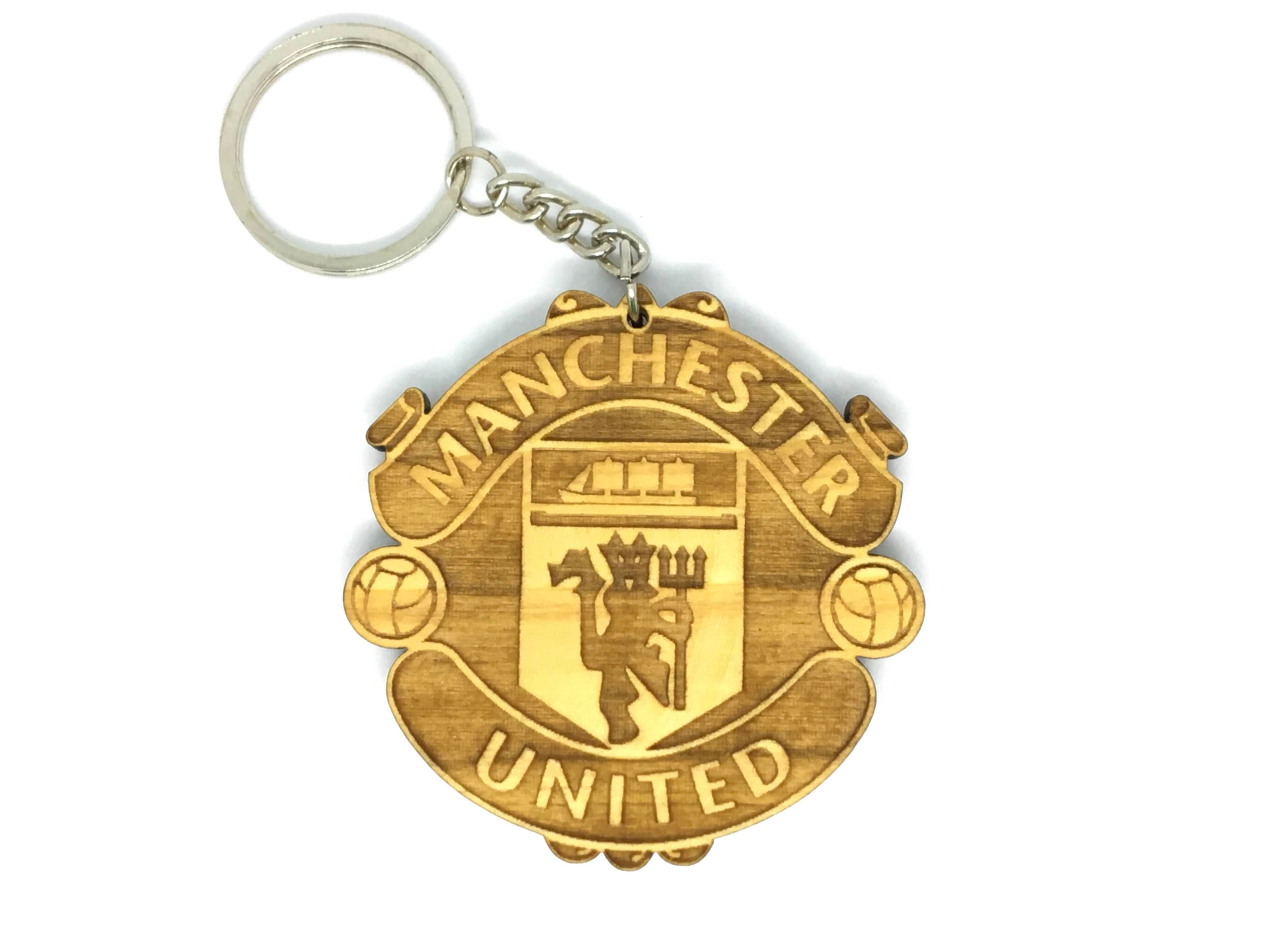 CARVEGLOW® Sports Club Wooden Engraved Keychain