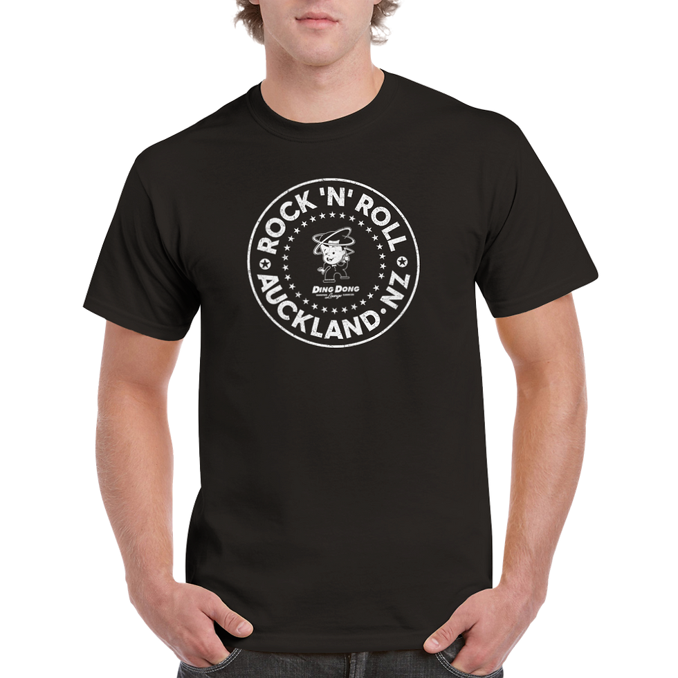 Thumbnail: Rock n Roll Auckland Heavyweight Unisex Crewneck T-shirt