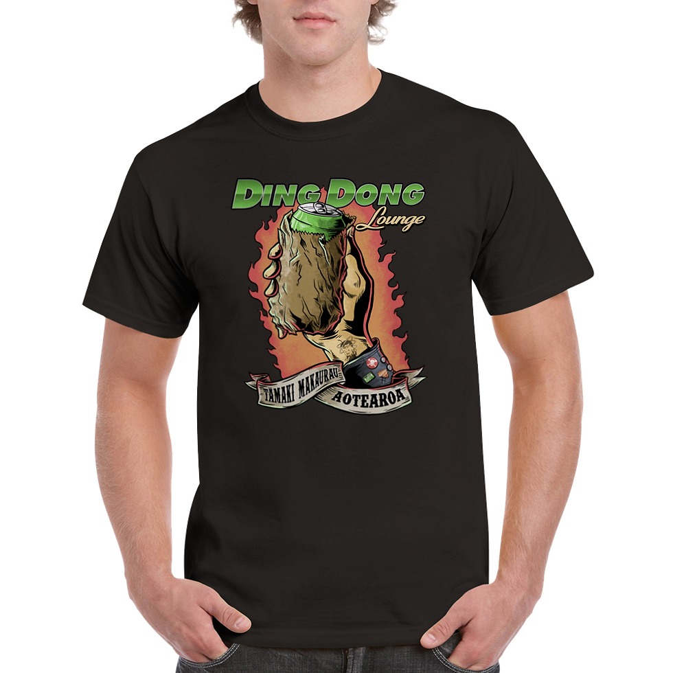Thumbnail: Bum Beer Tāmaki Makaurau Heavyweight Unisex Crewneck T-shirt