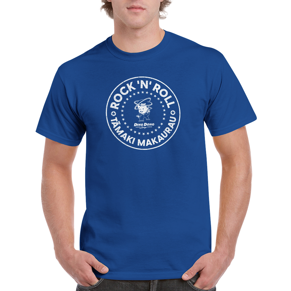 Thumbnail: Rock n Roll Tāmaki Makaurau Heavyweight Unisex Crewneck T-shirt
