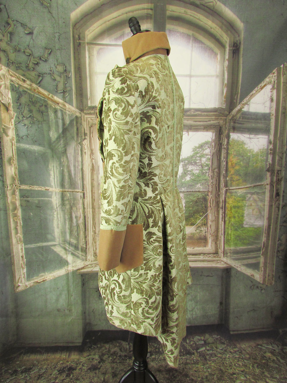 Thumbnail: Victorian Floral Velvet Coat | Womens Pirate Coat | Handmade Historical Coat