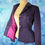 Thumbnail: Handmade Purple Brocade Peplum Jacket | Victorian Style, XS