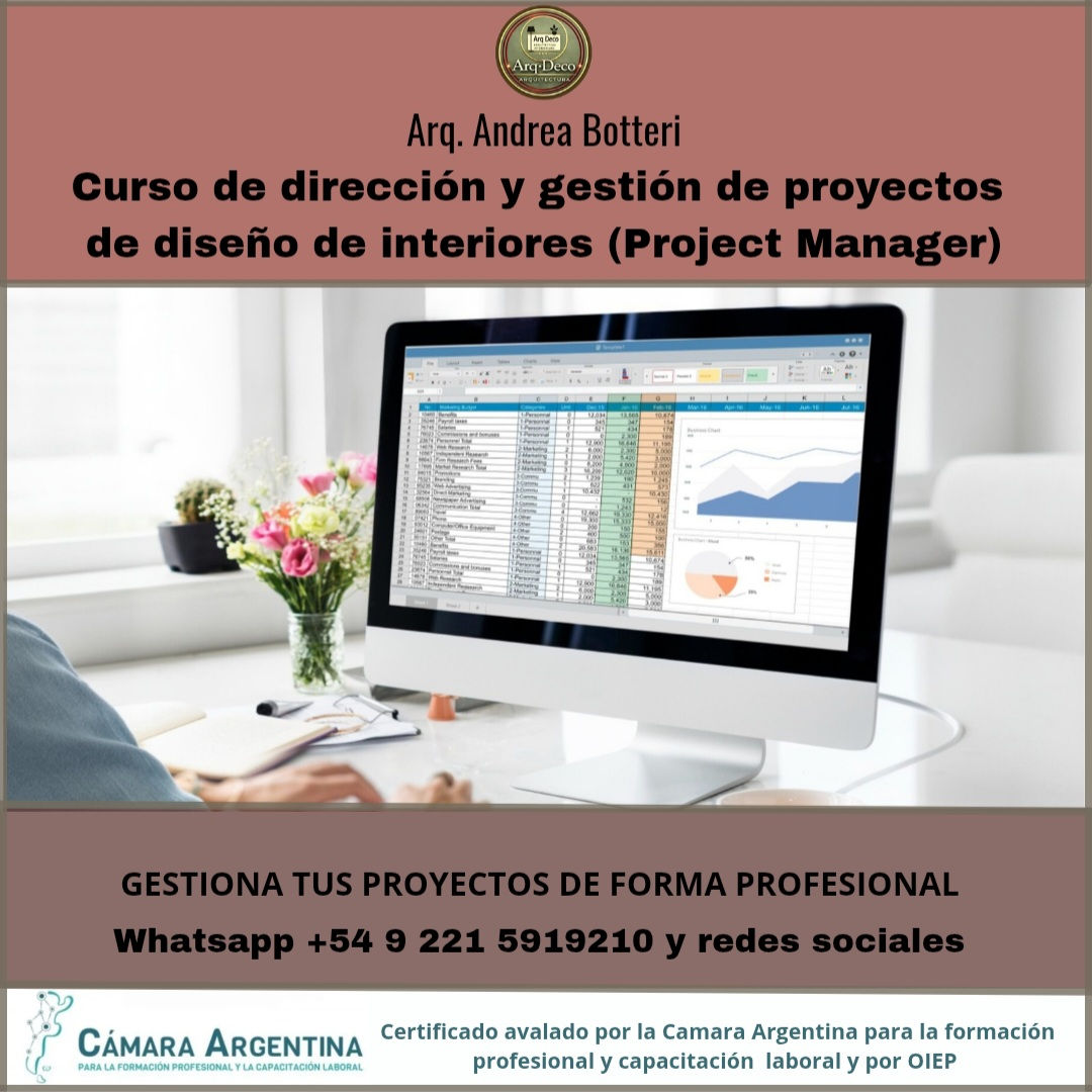 Curso de dirección y gestión de proyectos de diseño (Proyect Manager)