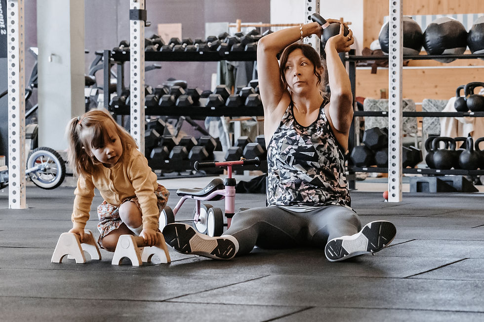 Mama beim CrossFit Training