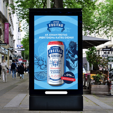 Johan Freitag DOOH Campaign