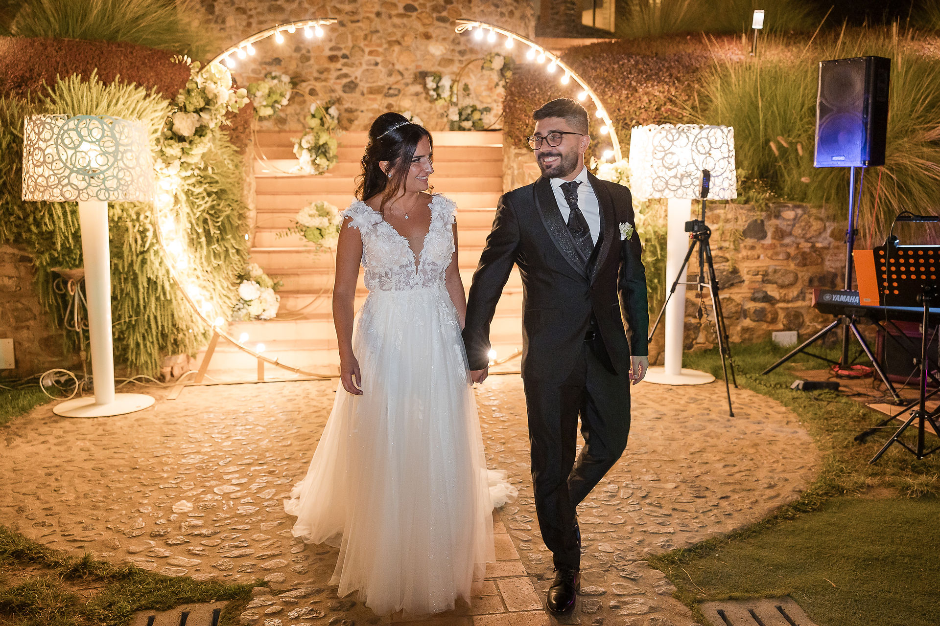 Atmosfera del ricevimento di matrimonio alla Tenuta delle Grazie