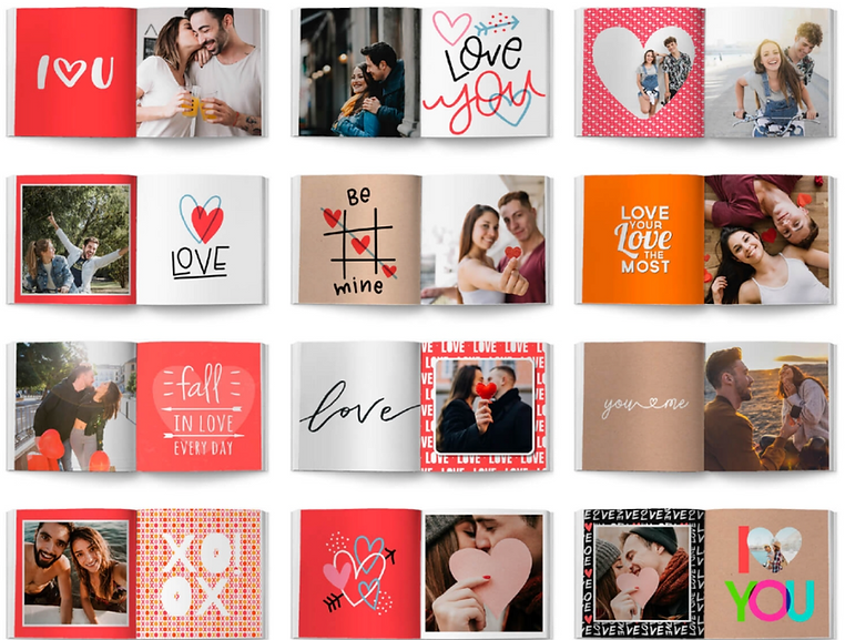 album servizio fotografico san valentino