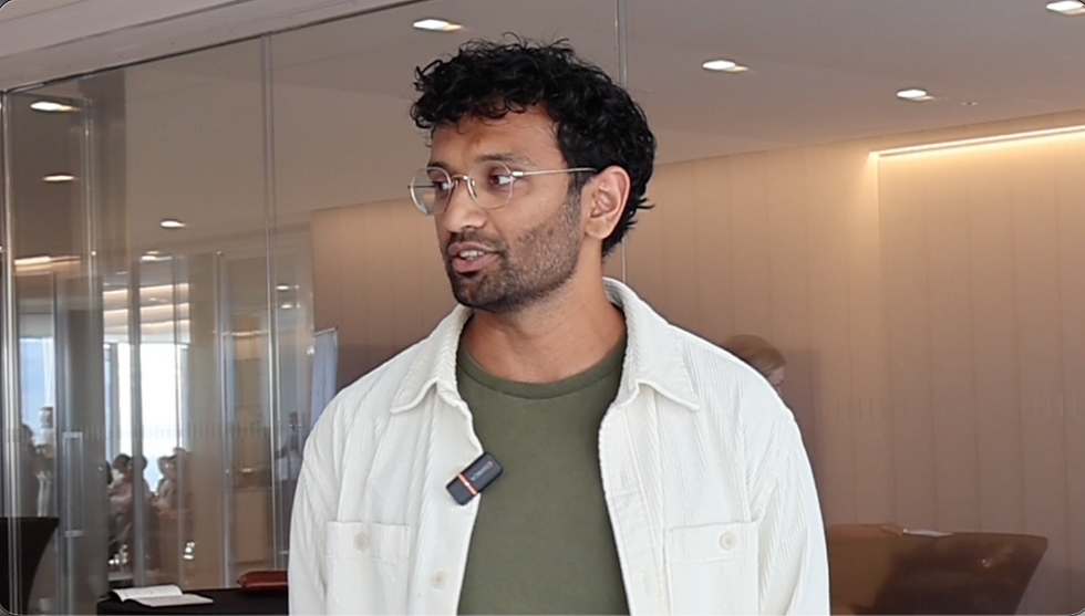 At Nucleate UK's The Forum, early stage biotech investor Nirmesh Patel of Amino Collective says there is currently a bifurcation in fundraising between biotech co's with an AI angle and those without