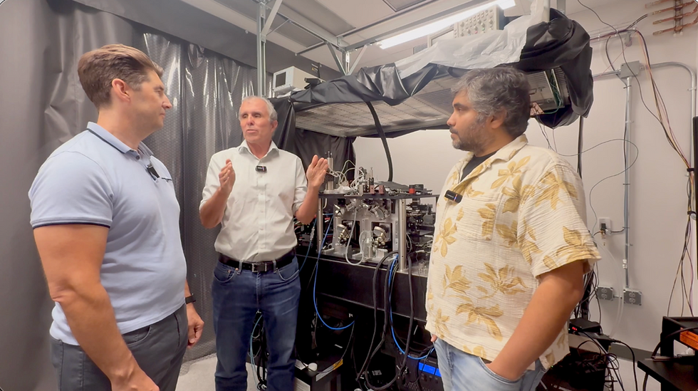 UC Berkeley's Gokul Upadhyayula and Eric Betzig are building AI to interpret detailed movies of living cells captured by their MOSAIC microscope