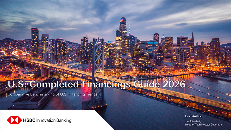 HSBC Innovation Banking's U.S. Completed Financings Guide 2026