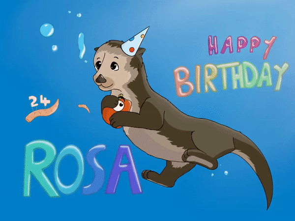 [0680c] Happy Birthday Rosa 2023