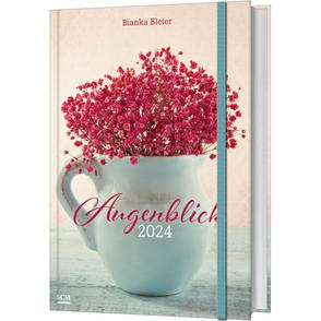 Augenblick 2024 Buchklender mit Notizen