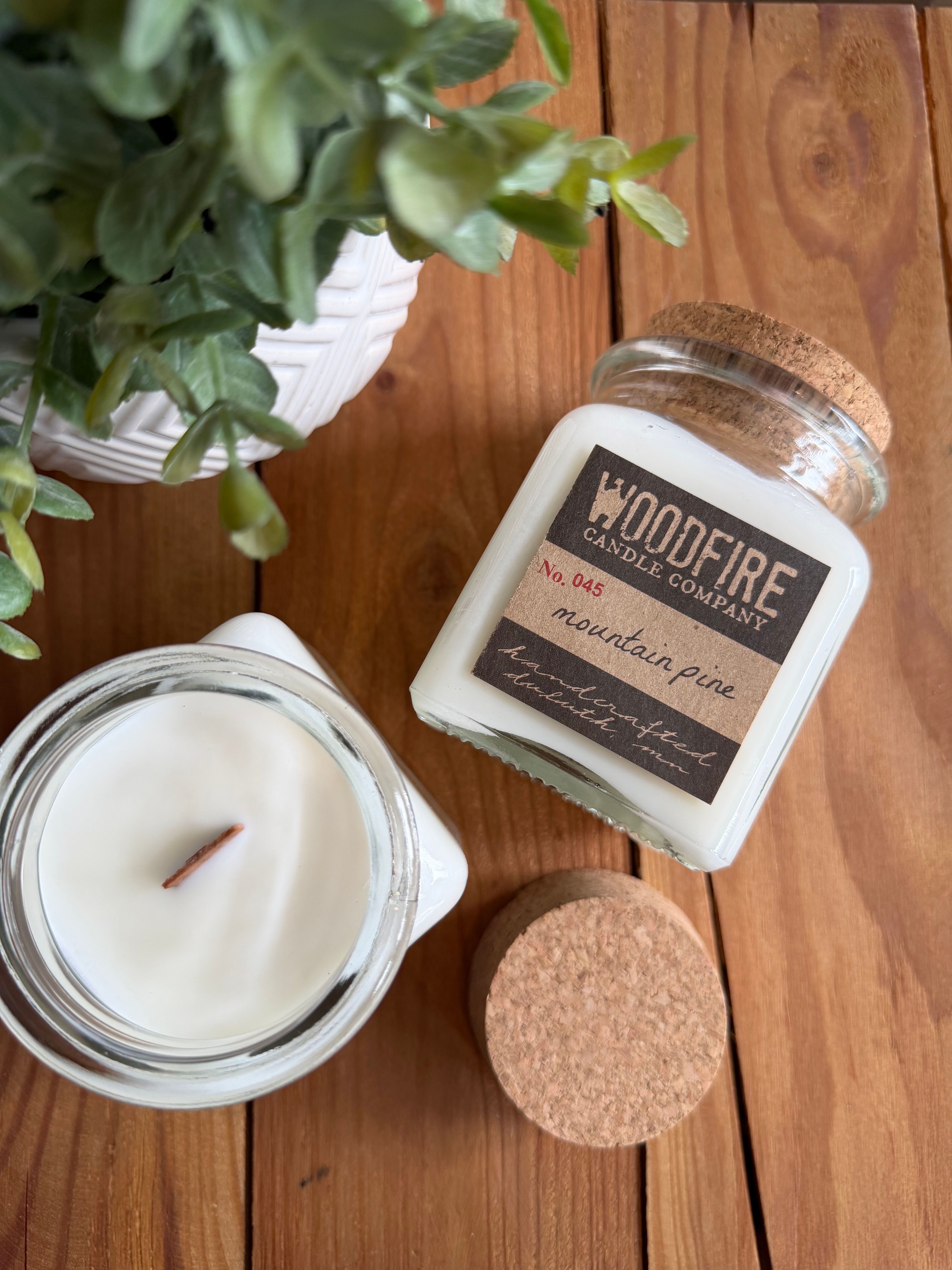 Mountain Pine Apothecary Woodfire Candle
