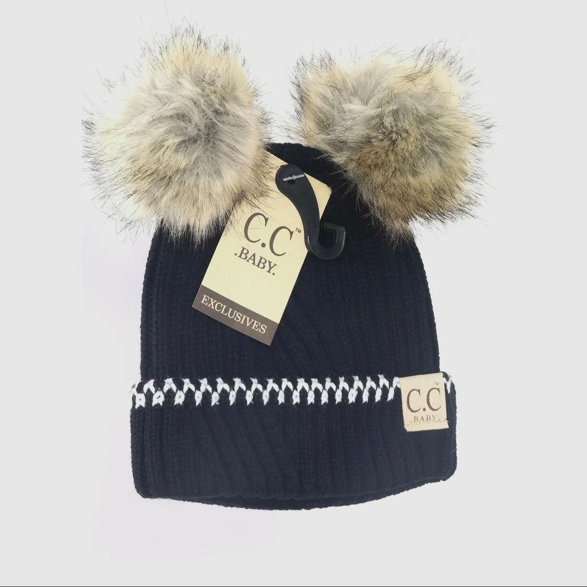 BABY Double Pom Beanie