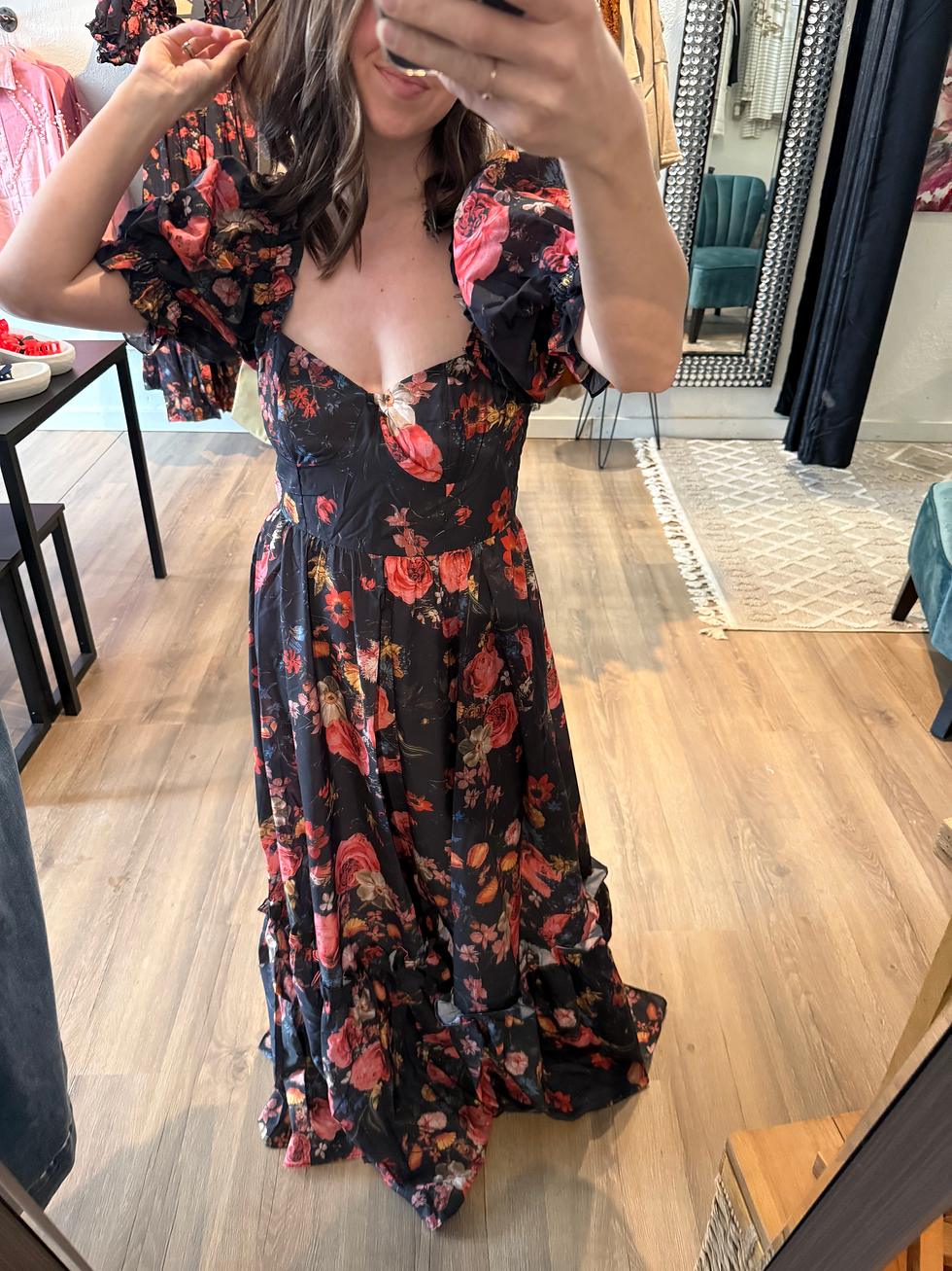 Thumbnail: Freeport Floral Maxi Dress