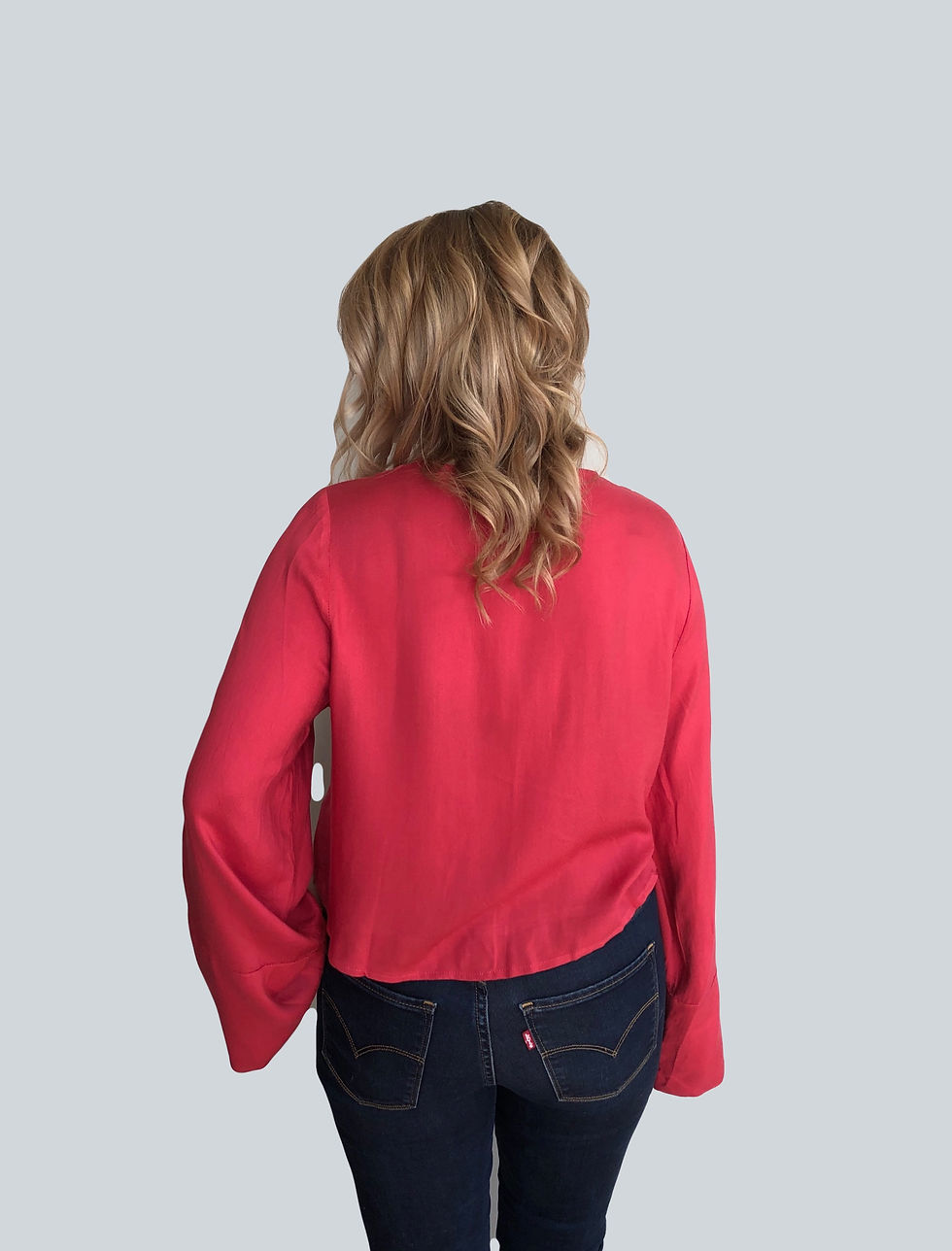 Thumbnail: Coral Kimono Sleeve Top 