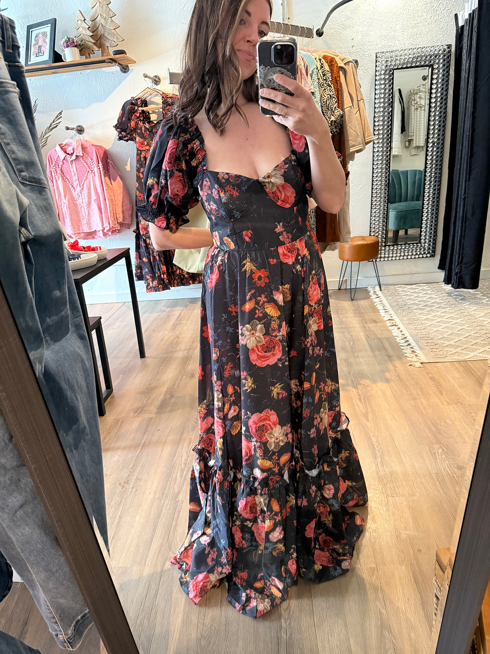Thumbnail: Freeport Floral Maxi Dress