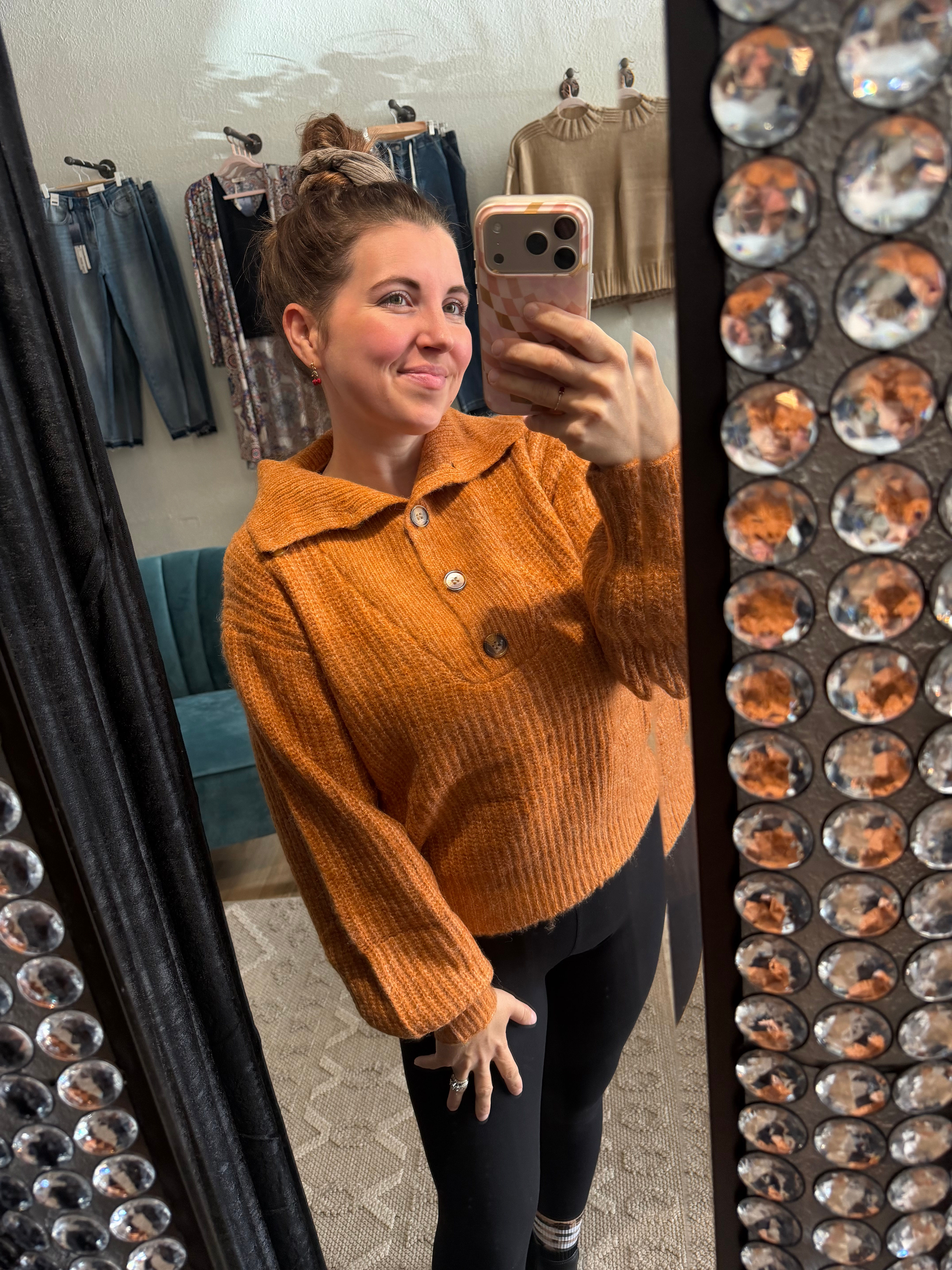 Renton Rust Wool Sweater