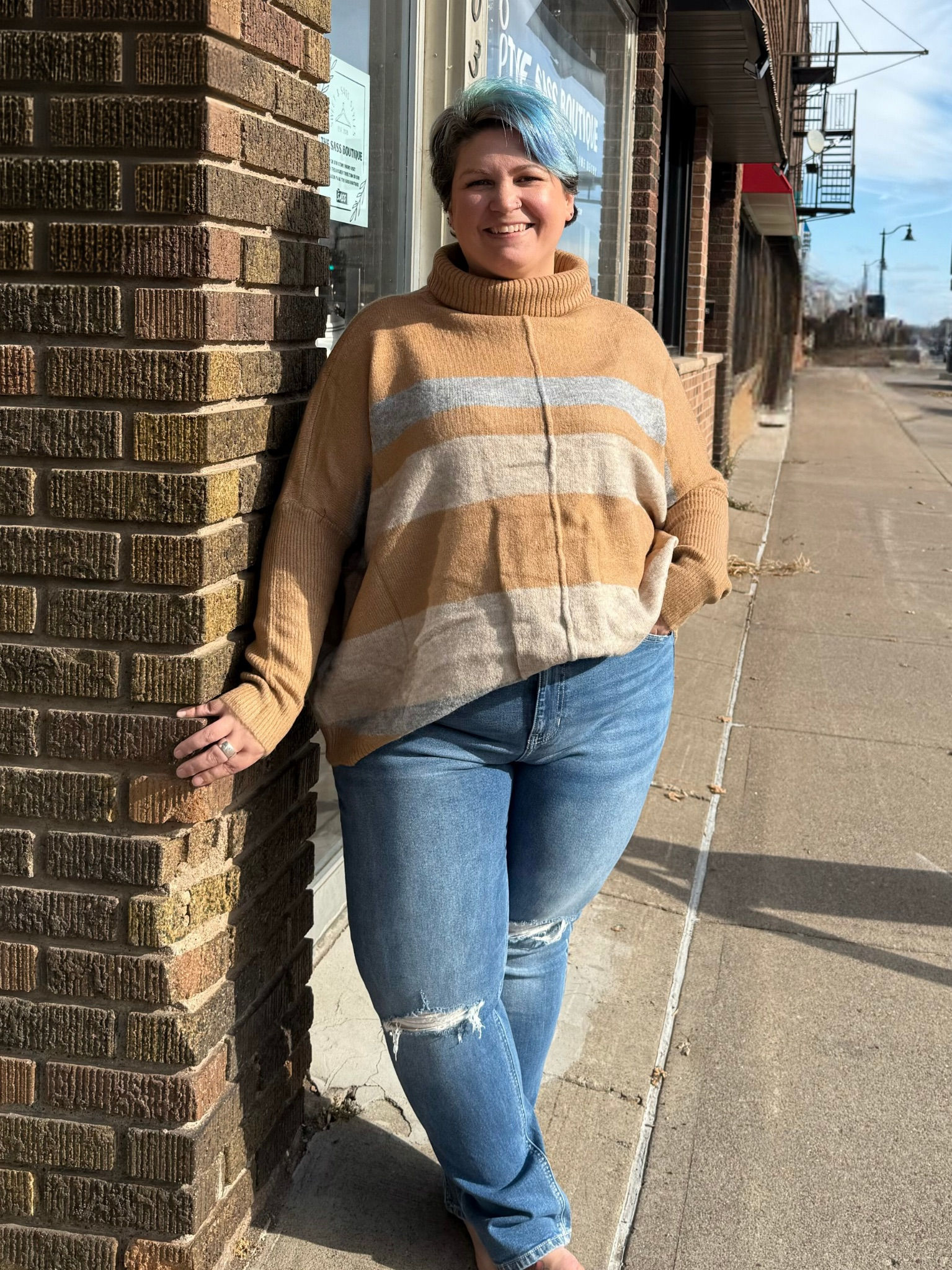 Plus KanCan High Rise Slim Straight