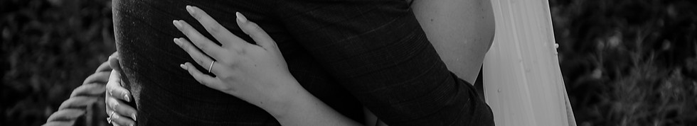 couple hug at wedding