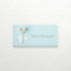 Marque-place - White Flowers, photo 1