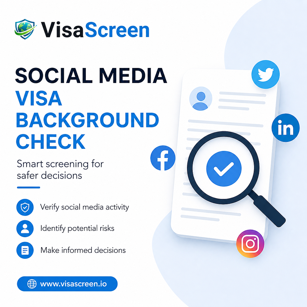 social media visa background check