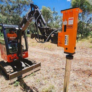 fencing, post driver