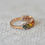 Thumbnail: 18K Rose Gold Diamond Fancy Sapphire Ring