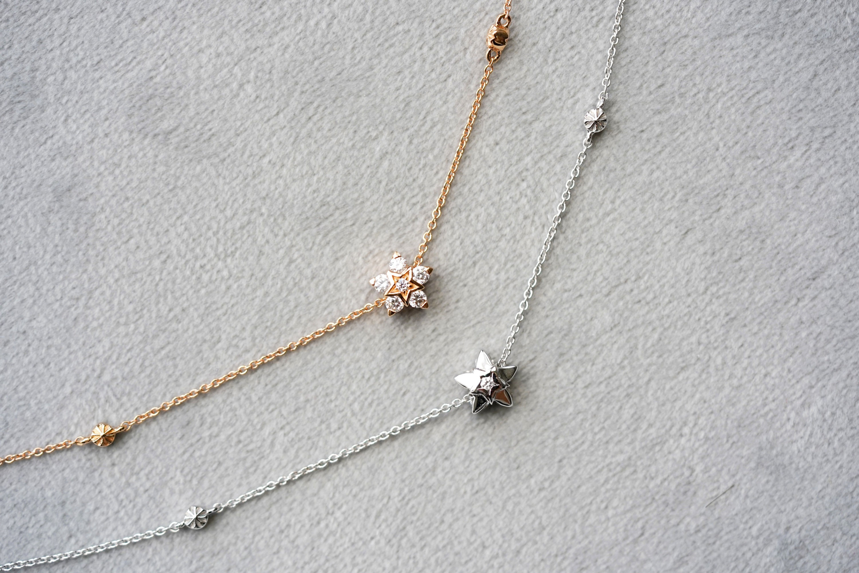 18K White / Rose Gold Diamond Bracelet