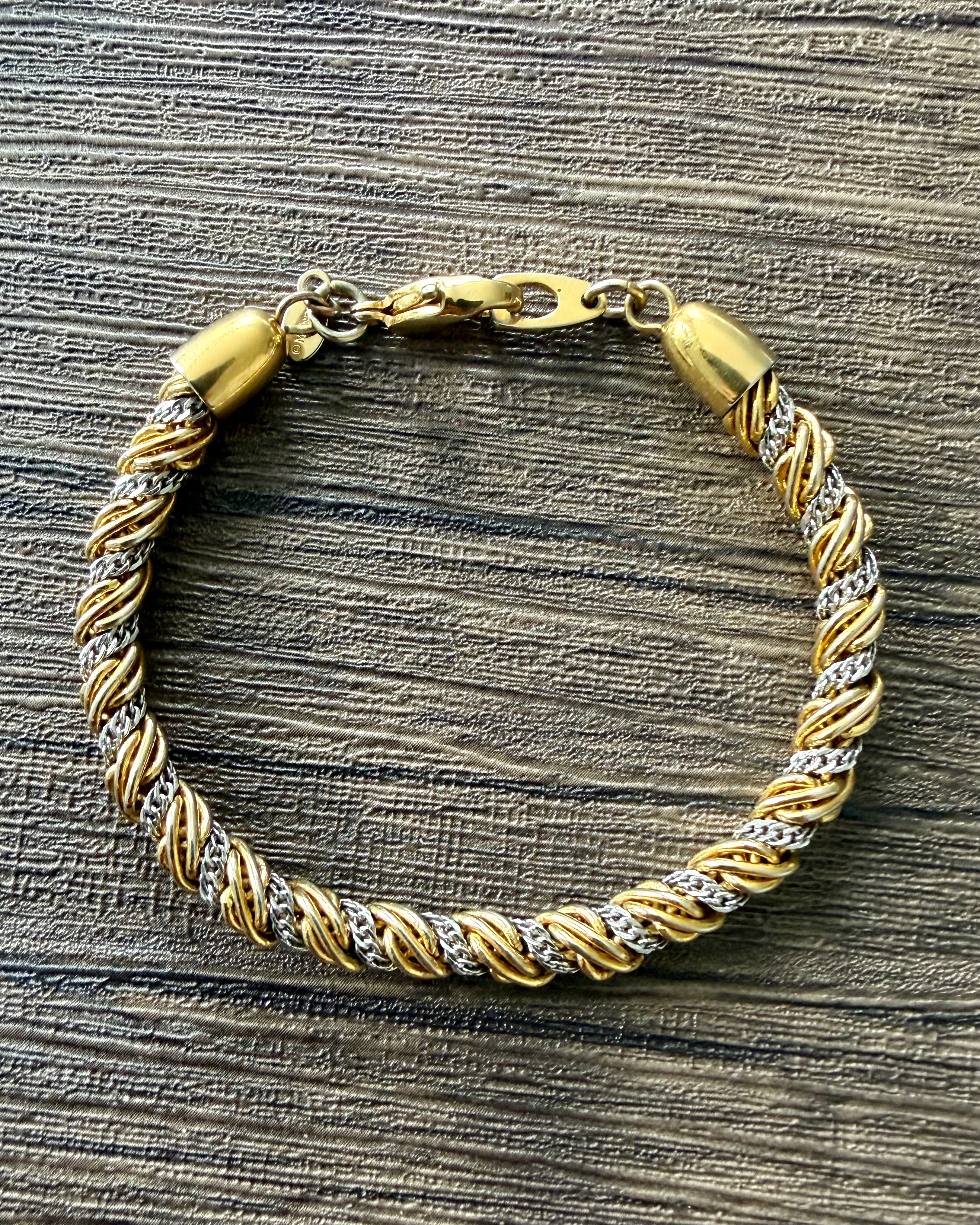 Monet Two Tone Bracelet