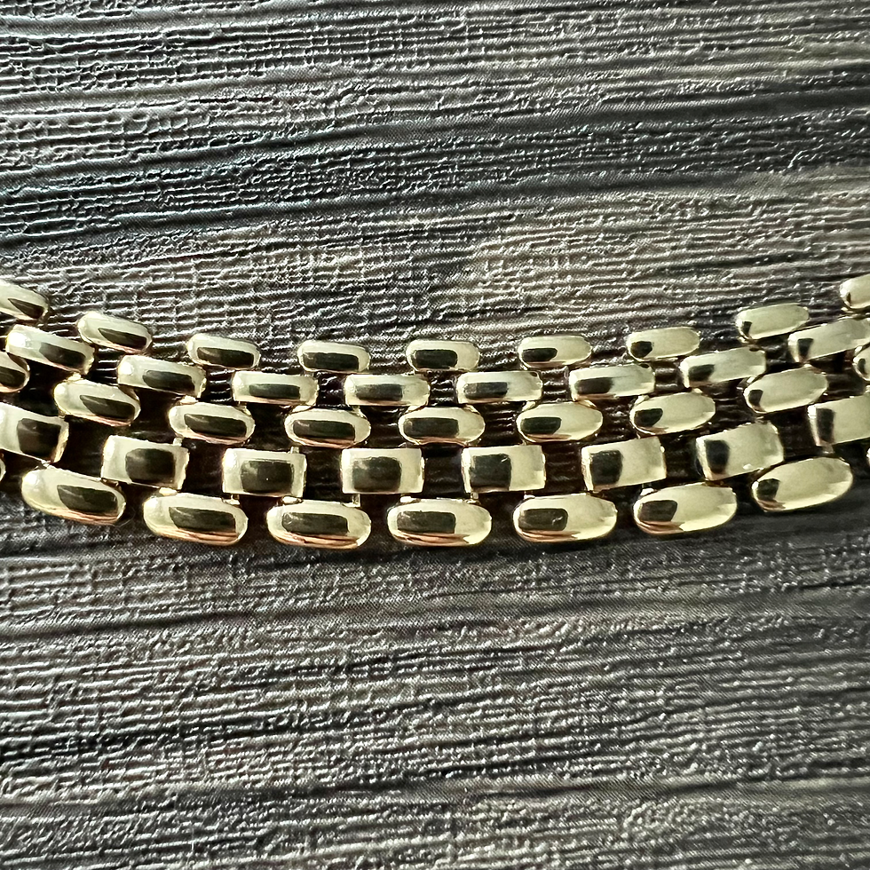 Thumbnail: Graduated Brick Link Necklace