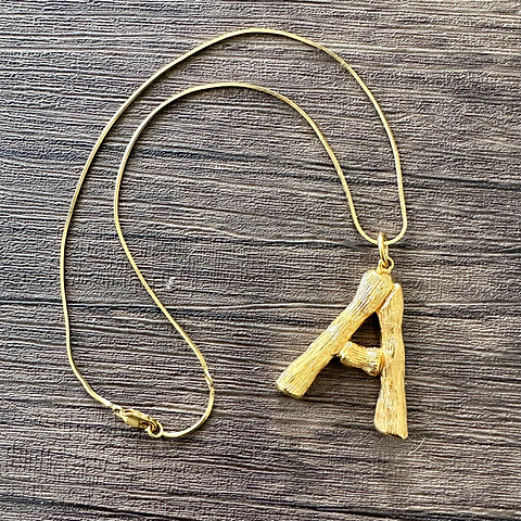 CELINE☆【完売間近】ALPHABET NECKLACE ネックレス CÉLINE Alphabet Necklace 'A' | Alice Skewis Jewell