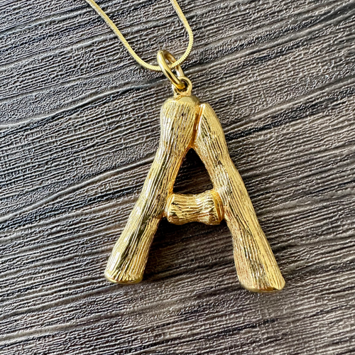 CÉLINE Alphabet Necklace 'A' | Alice Skewis Jewell