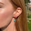 Thumbnail: Turquoise Rose Earrings